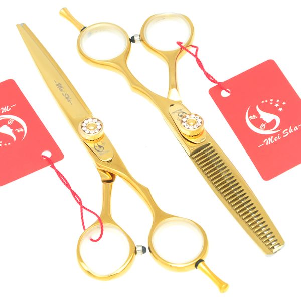 5.5 Polegada 6.0 Polegada Meisha P440C Profissional Cabeleireiro Tesoura Kits Em Linha Reta Emagrecimento Tesoura Cabeleireiro Haircut, HA0198