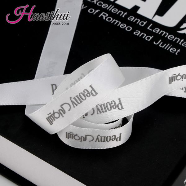 

design 3/4''(19mm) christmas polyester stain ribbon and personalized ribbon for wedding packaging decoration 100 yard/lot