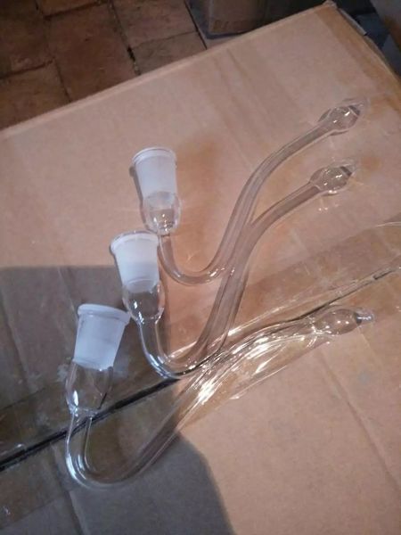 Snake-like Interface Bongs Zubehör, Ölbrenner Glaspfeifen Wasserpfeifen Glaspfeifen Oil Rigs Rauchen mit Pipette Glas Bongs Acc