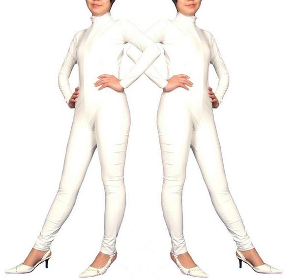 Costumi di Halloween Cosplay bianchi sexy pieno di corpo vestito di pelle di gioco abbigliamento PVC divertenti 7colors biancheria intima possono scegliere
