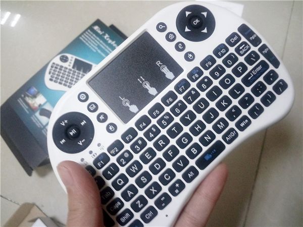 

rii air mouse wireless handheld keyboard mini i8 2.4ghz touchpad remote control for mx cs918 mxiii m8 tv box game play tablet mini pc