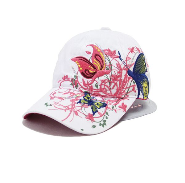 

wholesale- new fashion china style baseball cap fashion leisure flowers hats vintage adjustable baseball hat cap for women 2 colors, Blue;gray
