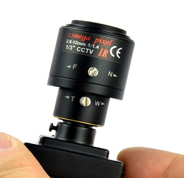 

700tvl high resolution vari-focal mini camera with audio, 2.8-12mm manual varifocal lens mini camera.dhl/ems