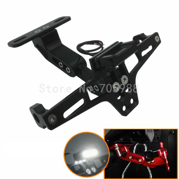 

adjustable motorcycle angle license number plate frame holder bracket for honda yamaha universal