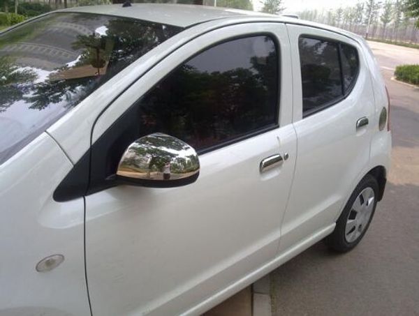 

abs chrome 2pcs car side door mirror decoration protection cover for suzuki alto 2009-2014