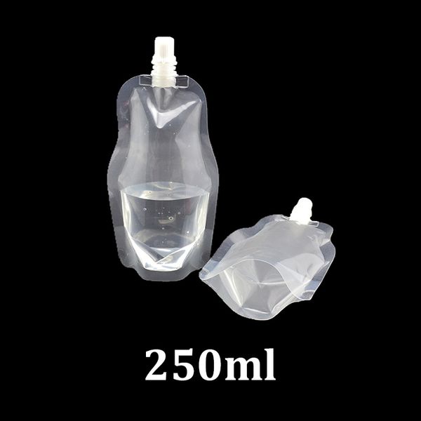 

Мешки фруктового сока качества еды 250ml ясные пластичные с spout