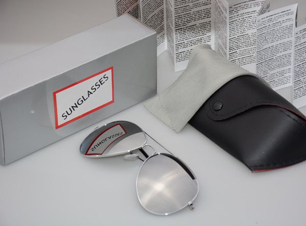 

brand designer fashion mirror men women polit polarized sunglasses uv400 vintage sport sun glasses with original box and cases, White;black