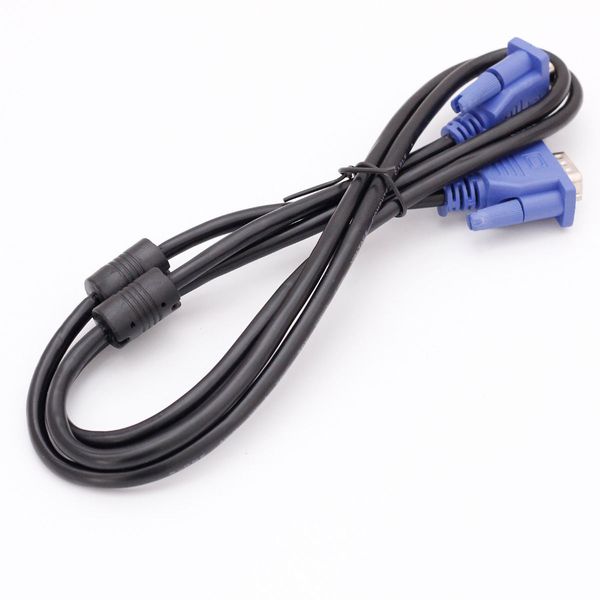 SVGA SUPER VGA Monitor 15PIN M//M Male To Male Cable CORD Adapter FOR PC TV HDTV