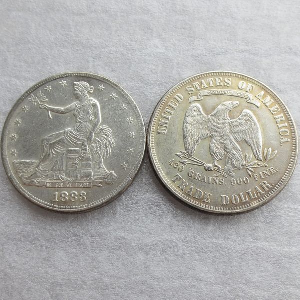 

Hot selling US Coins 1883 Trade Dollar One Dollar Coins Retail Cheap Factory Price nice home Accessories Silver Coins