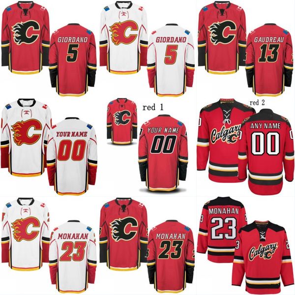

Calgary Flames Jersey 5 Mark Giordano 13 Johnny Gaudreau 24 Travis Hamonic 25 Freddie Hamilton 93 Sam Bennett Hockey Jerseys Mix Order