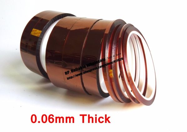

wholesale- 2016 0.06mm thick 15mm wide 33m length, high temperature resist polyimide film tape fit for electronic circuit board soldering