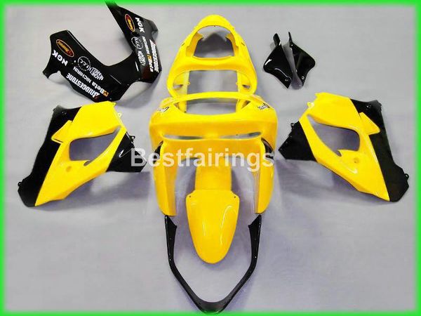 

selling plastic fairings for kawasaki ninja zx9r 98 99 yellow black motorcycle fairing kit zx9r 1998 1999 ty47