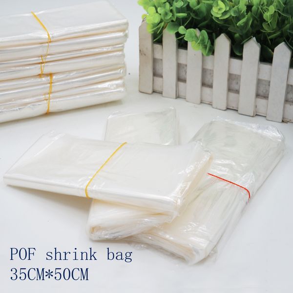 

35 * 50cmPOF Термоусадочные оберточные мешки белые POF Пленка для упаковки косметики Уп