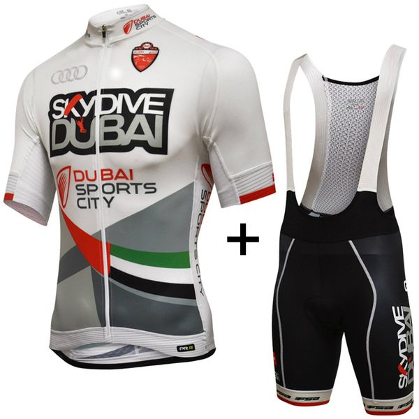 

2019 pro team skydive dubai cycling jerseys summer bicycle maillot breathable mtb short sleeve bike cloth ropa ciclismo, Black
