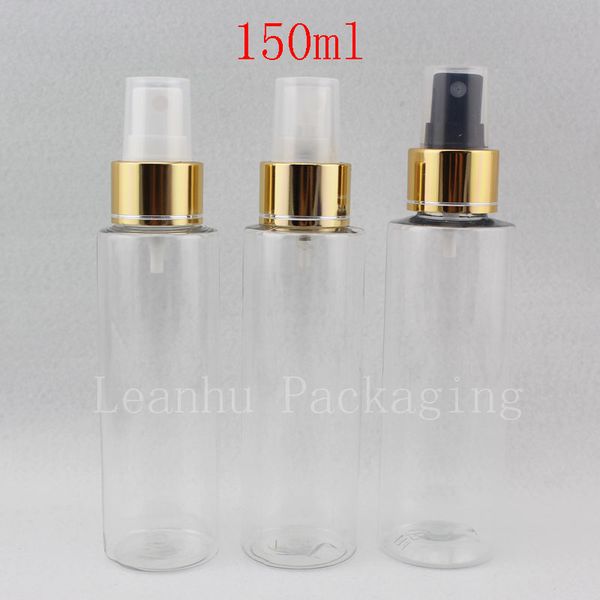 

150ml x 50 empty prayer pump pla tic tran parent pet bottle for co metic package bottle for perfume toilet water