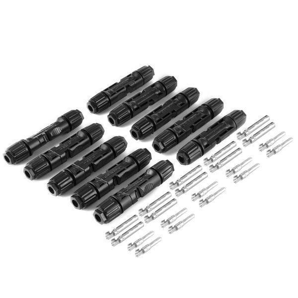 

10 pairs MC4 Male Female M/F Wire Cable Connector Set Solar Panel 30A IP67 HS793