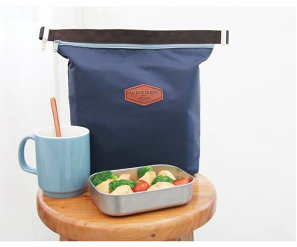 

200pc lot new arrival fa hion lunch bag for picnic bento box in ulated pack drink food thermal ice cooler