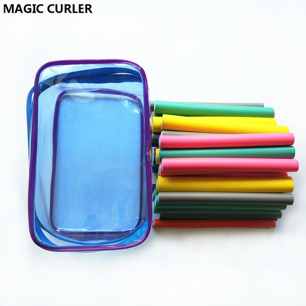 

42pcs /pack foam rollers hair curler with pvc bag