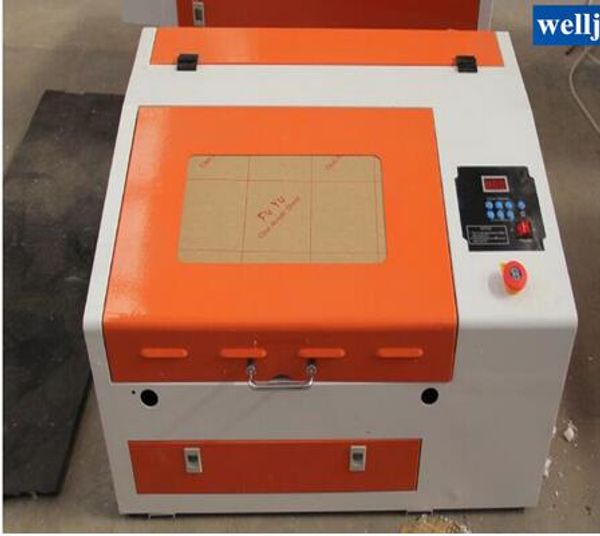 DIY CO2-Laserschneidemaschine Lasergravurmaschine PVC Holzschnitzerei GY-430