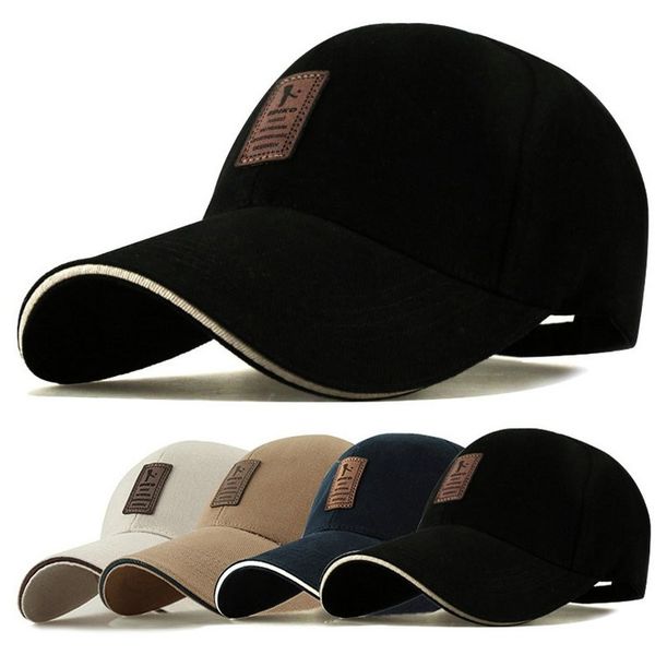 

ediko cotton baseball cap sports golf snapback outdoor simple solid hats peaked cap for men bone gorras casquette chapeu wholesale, Black;white