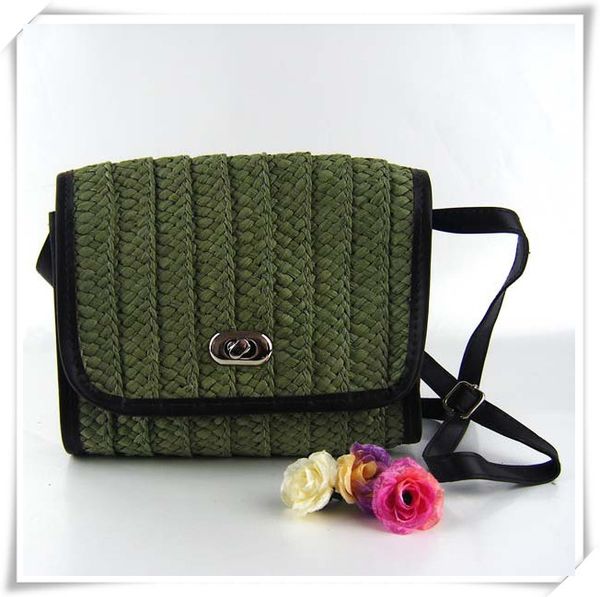 

2016 pastoral paper braid braid straw bag satchel bag