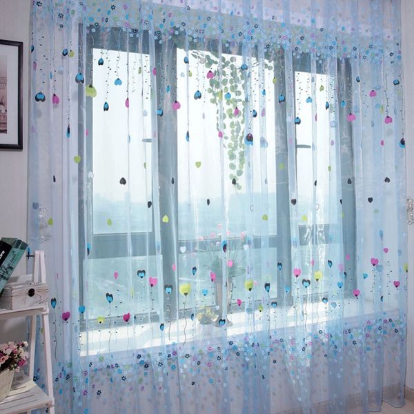 Multi Style Pattern Tulle Voile Window Curtain Drape Panel Sheer