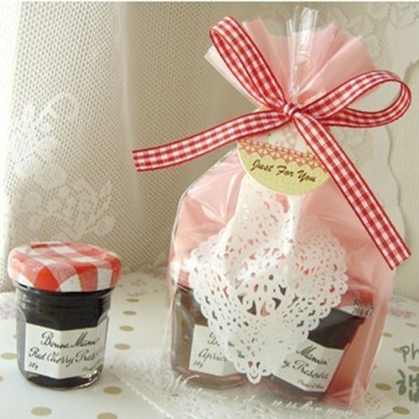 

Оптовая розовое кружево сердце коки сумки самоклеющиеся пластиковые печенье кон