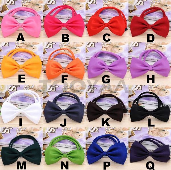 

adjustable pet dog bows rabbit cat tie solid bowtie lovely dog puppy apparel decoration pet product accessories
