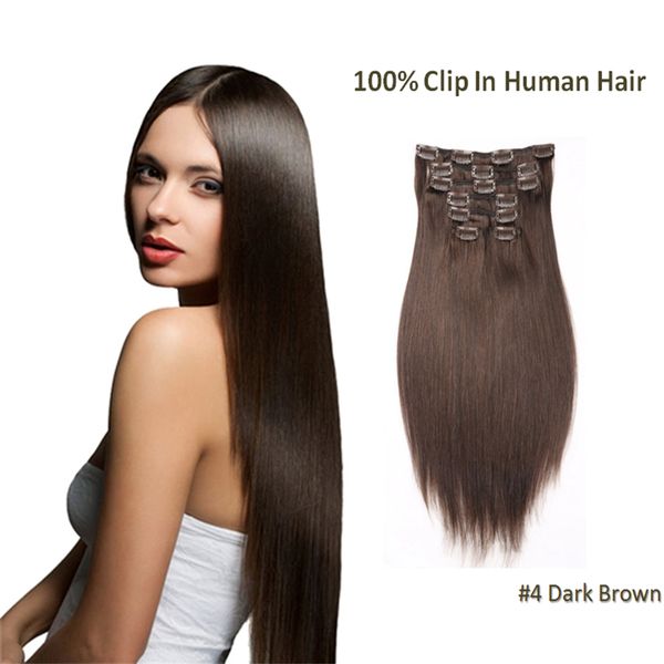 Clip In Human Hair Extensions 613 Bleach Blonde 70g 220g Thcik