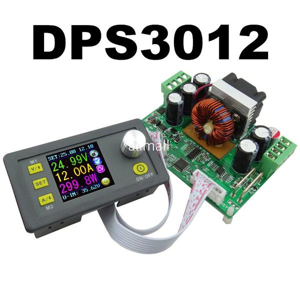 Freeshipping DPS3012 display LCD constante de Voltagem atual Step-down Módulo de Fonte de Alimentação Programável buck Voltage converter