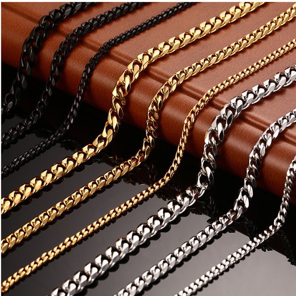 

Korean Jewelry Chain Thick Chain Domineering Pendant Accessories Necklace Men and Women Section Chain