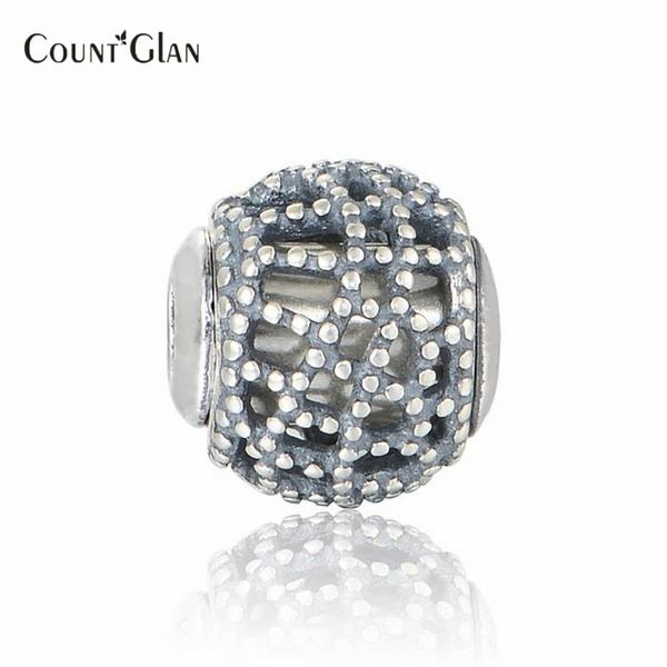 

happiness essence beads fit pan charm essence bracelet only new original 925 silver small hole charms for diy jewelry making, Black