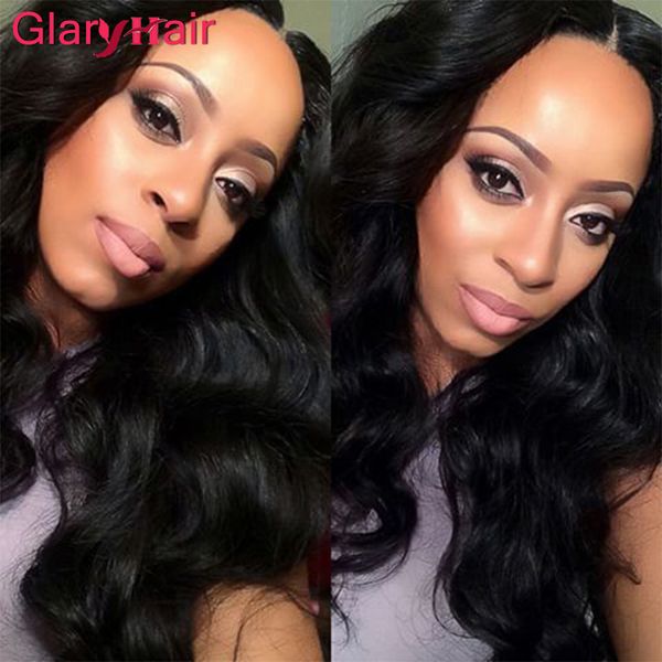 

glary most popular peruvian hair weave extensions 4pcs brazilian virgin hair bundles wet and wavy body wave raw human hair wefts 1b, Black