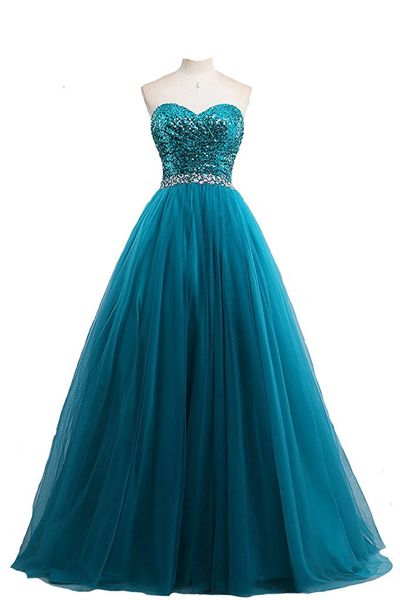 2018 Real Photo Long Sweetheart Paillettes Ball Gown Abiti Quinceanera con Tulle Perline Plus Size Prom Pageant Debuttante Abito da festa BM11