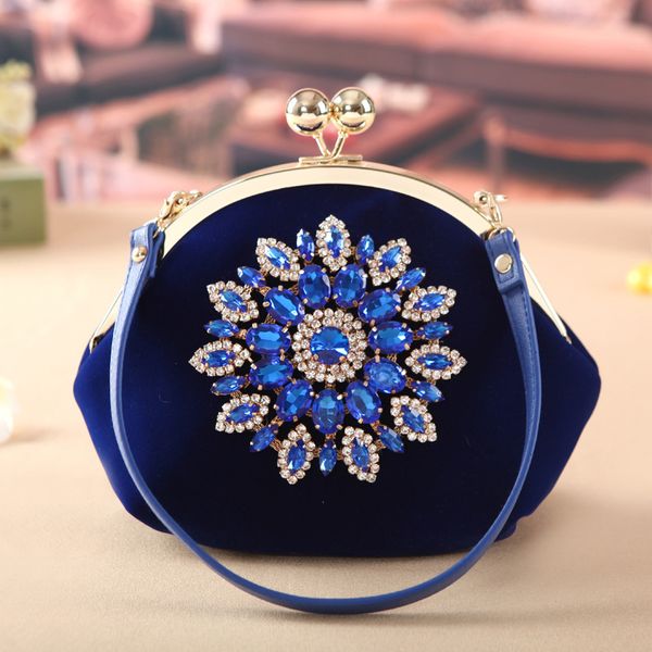 royal blue purse outfit