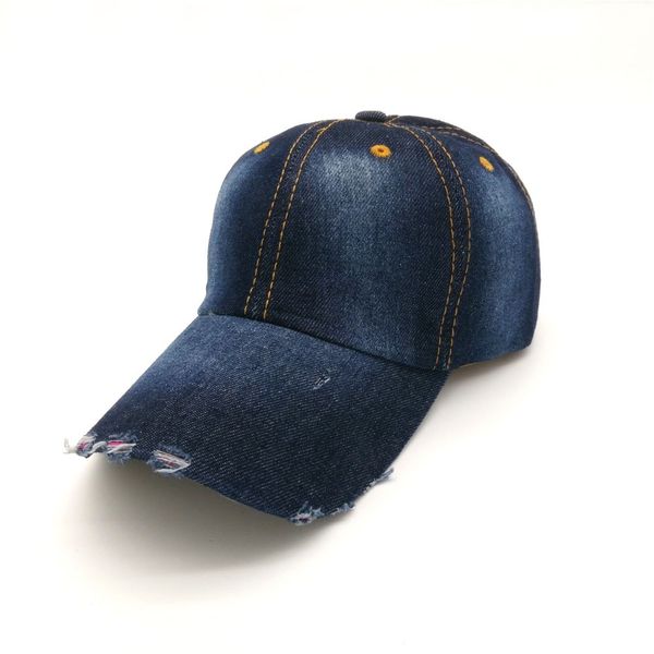 

2019 new autumn washed cotton adjustable solid color baseball cap out caps fashion leisure casual snapback hat, Blue;gray