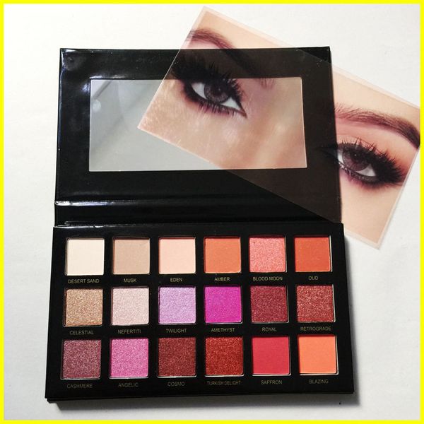 

Factory direct beauty de ert du k eye hadow palette himmer matte de ert du k eye hadow brand 18 color eye hadow dhl hipping