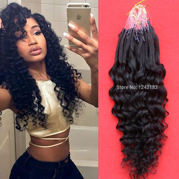 Jufa Micro Loop Human Hair Extension Brazilian Virgin Hair Remy