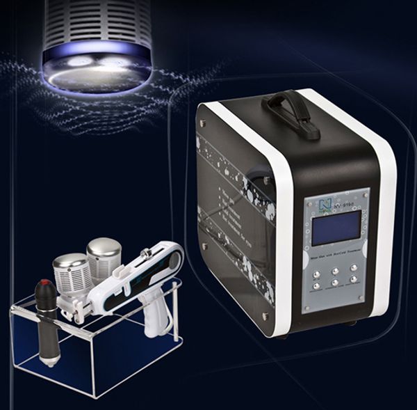 

4 in 1 mesotherapy gun mesogun meso gun skin rejuvenation micro-needle therapy cold warm hammer eye probe