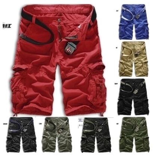 Wholesale- 2017 Cargo Shorts Men Hot Sale Casual Camouflage Summer Brand Clothing Cotton Male Fashion Army Work Shorts Men Plus Size 29-40