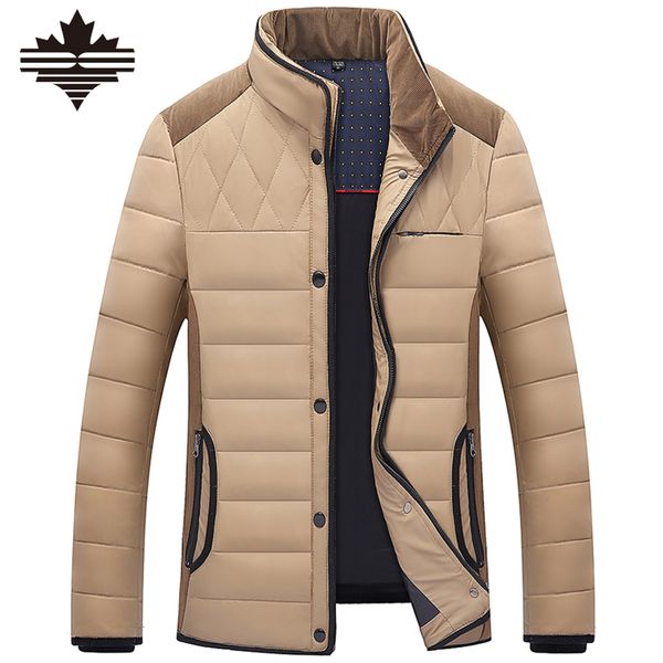 

wholesale- mu yuan yan autum winter men's duck down jacket snow warm clothing man down jackets stand collar overcoat big size 3xl 2xl, Black