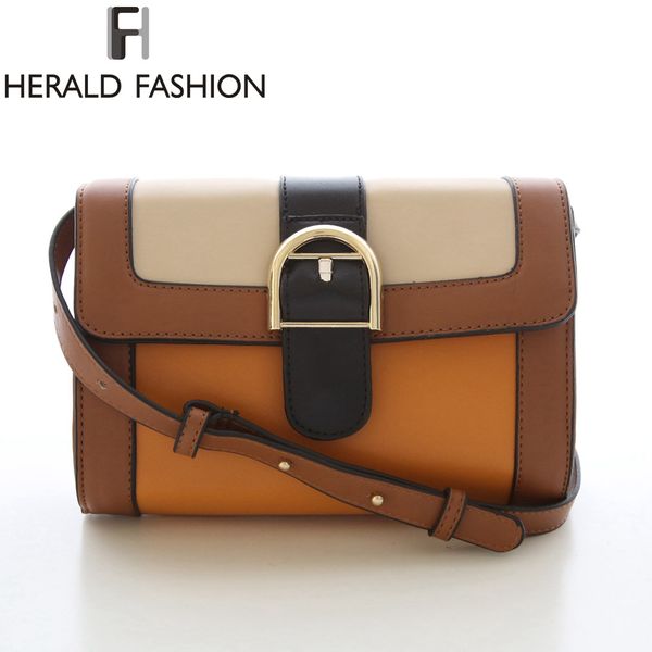 

wholesale- british style women bag plaid patchwork messenger bags lock strap shoulder bag envelope handbag bolsa feminina herald fashion