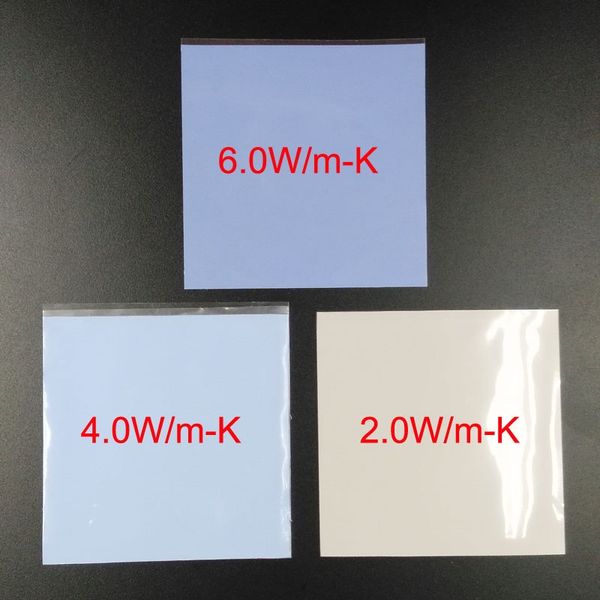 

1 штука 100*100*0.5 мм тепловые колодки Силиконовый охлаждение для GPU CPU IC ремонт мобиль