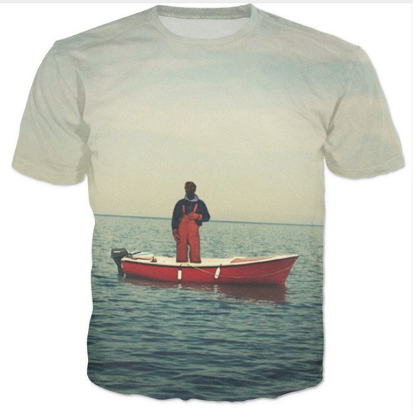 

summer style fashion mens/womens lil yachty " lil boat " funny 3d print casual t-shirt abcq00172, White;black