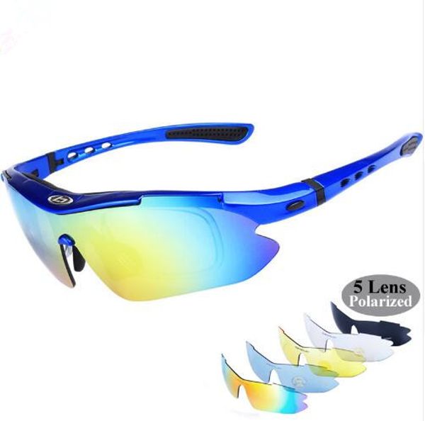 

Cheap Best Polarized Cycling Glasses 5 Lens Bike Glasses Eyewear UV400 Outdoor Sport Sunglasses Men Women Oculos Gafas Ciclismo