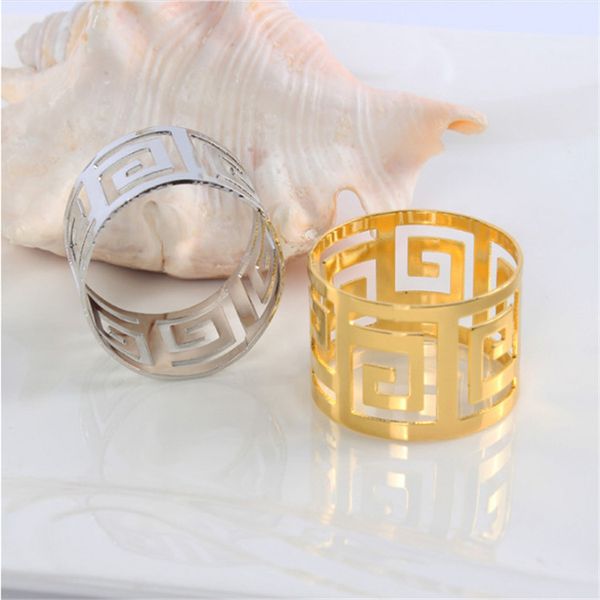 

gold napkin ring sale napkin ring laser cut napkin ring stainless steel unique design table decoration