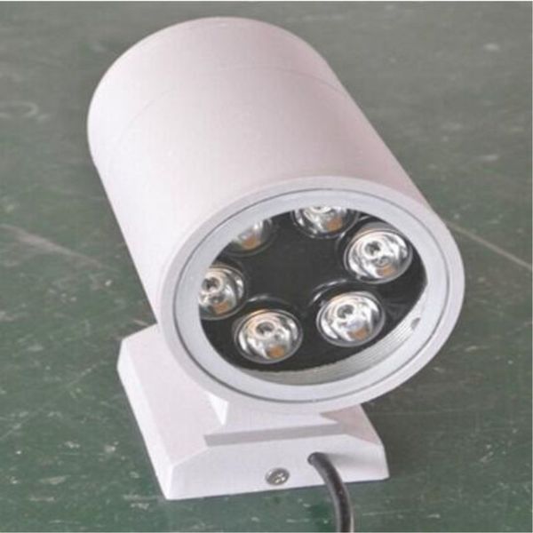 

led outdoor wall lamp 6w waterproof garden lamp single head landscape lamp aisle lights exterior lights floodlight