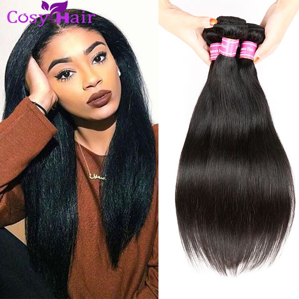 Remy Human Hair Extensions 4 Bundles Malaysian Virgin Hair