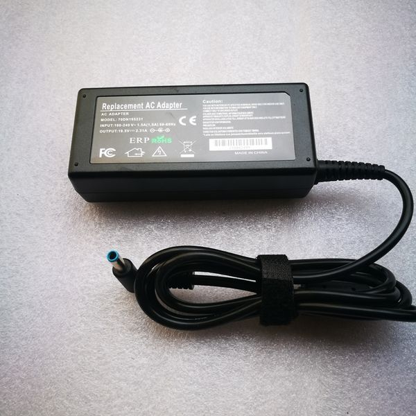 

ac adapter 19.5v 2.31a 45w power supply battery charger for hp 15-r052nr notebook 741727-001 hstnn-ca40 15-h019ns 4.5*3.0mm jack plug