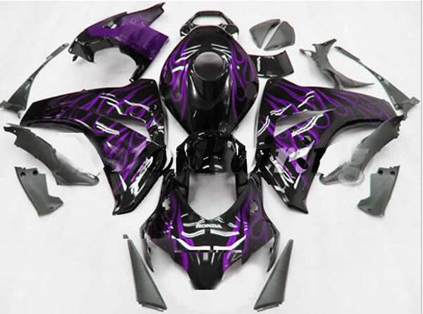 

3 gifts for honda cbr1000rr 08 09 10 11 1000rr 2008 2009 2010 2011 abs plastic injection motorcycle full kit black purple fire a57